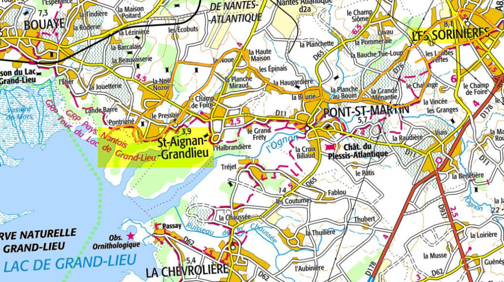 Photos du circuit Les Sorinières - Lac de St-Aignan de Grand-Lieu