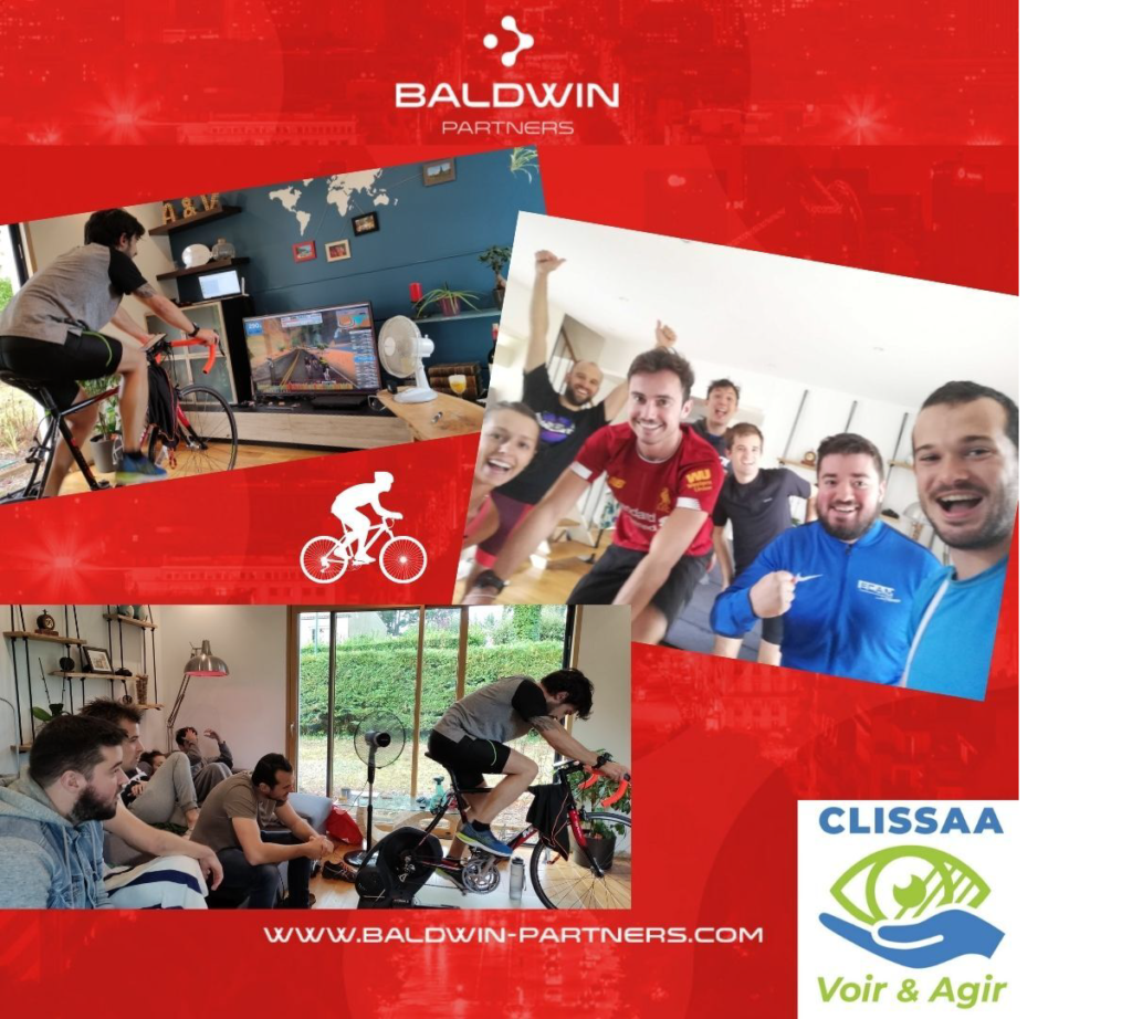 3 photos de groupe pour l'évènement de la fondation Baldwin Partner et CLISSAA